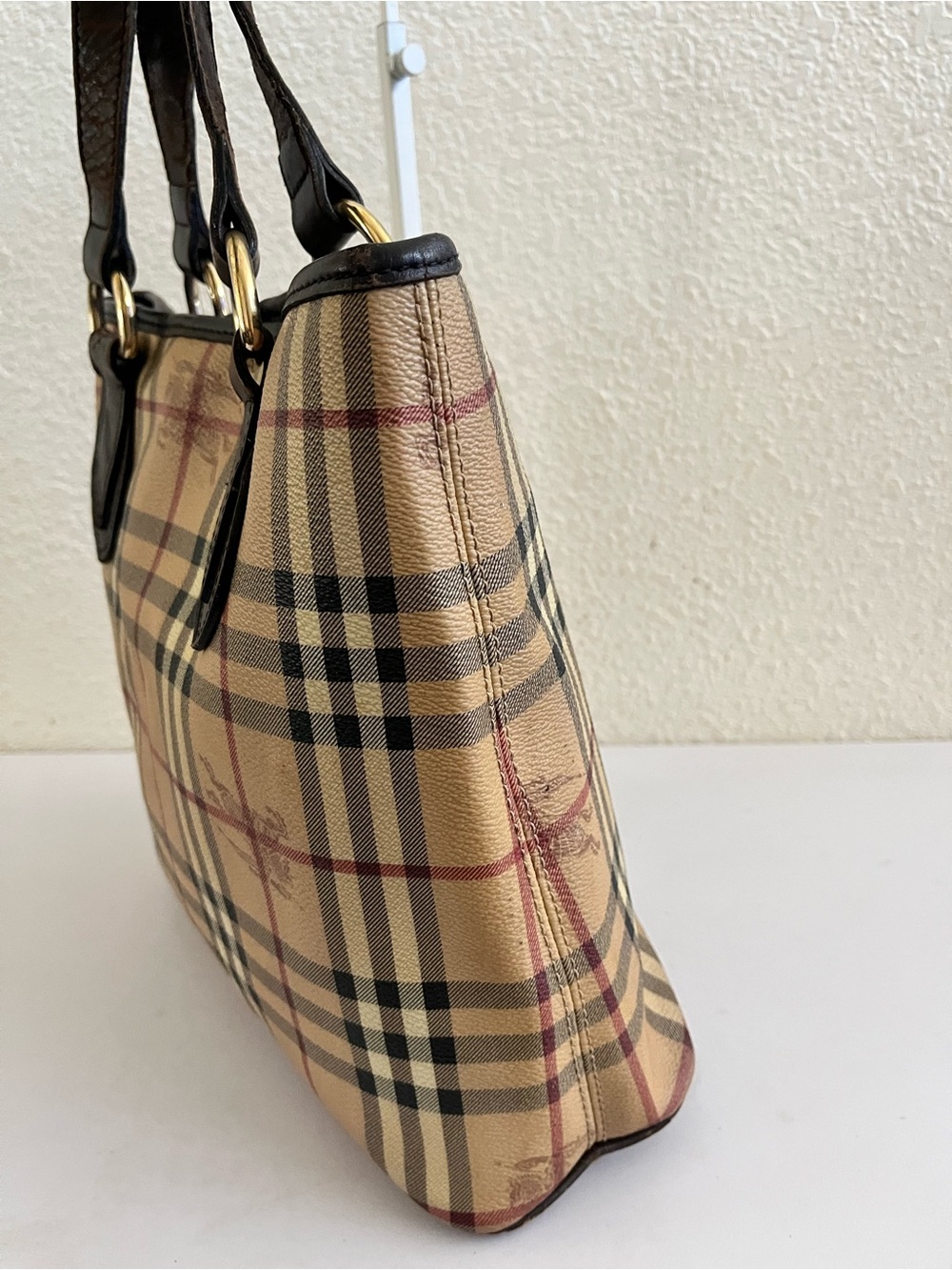 Burberry Haymarket tote bag - Picture 10 of 15